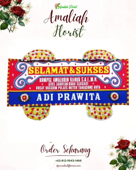 Papan Bunga Ucapan Selamat Karanggedang